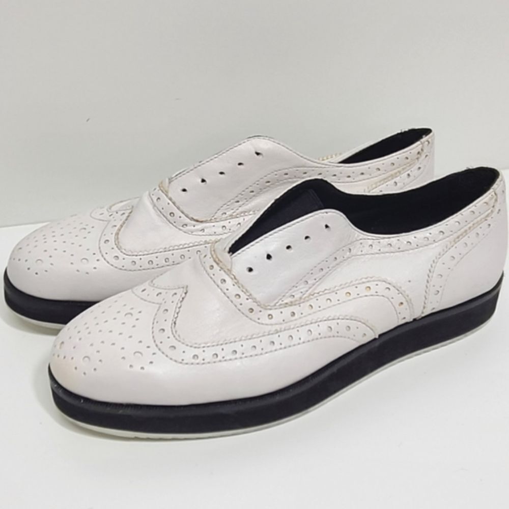 Rag & Bone Meli Brogue White Platform Loafers Women's Shoes Size 8‎ - Picture 4 of 9